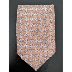The Nature Conservancy Tie Silk Necktie Marine Collection Blue Gold 60"